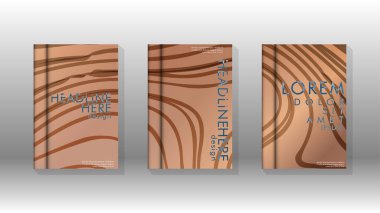 Geometrik tasarım arka planlı kapak kitabı