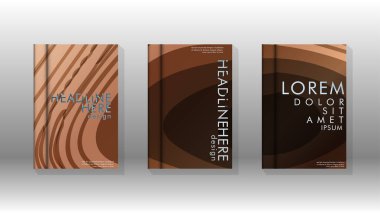 Geometrik tasarım arka planlı kapak kitabı