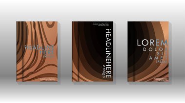 Geometrik tasarım arka planlı kapak kitabı