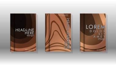 Geometrik tasarım arka planlı kapak kitabı