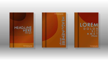 Geometrik tasarım arka planlı kapak kitabı.