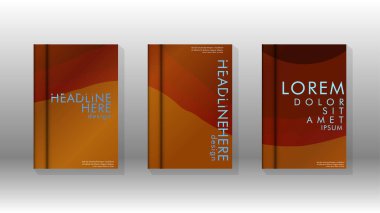 Geometrik tasarım arka planlı kapak kitabı.