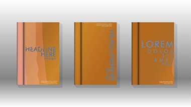 Geometrik tasarım arka planlı kapak kitabı.