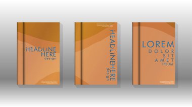 Geometrik tasarım arka planlı kapak kitabı.