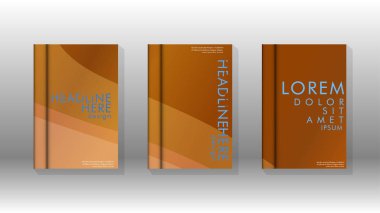 Geometrik tasarım arka planlı kapak kitabı.