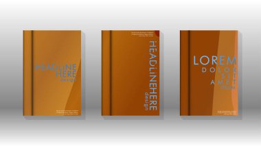 Geometrik tasarım arka planlı kapak kitabı.