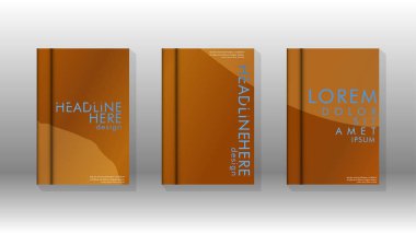 Geometrik tasarım arka planlı kapak kitabı.