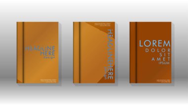 Geometrik tasarım arka planlı kapak kitabı.