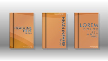 Geometrik tasarım arka planlı kapak kitabı.