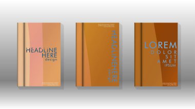 Geometrik tasarım arka planlı kapak kitabı.