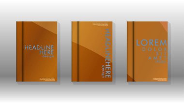 Geometrik tasarım arka planlı kapak kitabı.