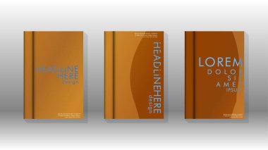 Geometrik tasarım arka planlı kapak kitabı.