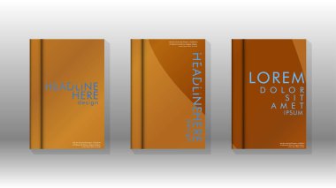 Geometrik tasarım arka planlı kapak kitabı.