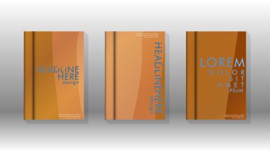 Geometrik tasarım arka planlı kapak kitabı.