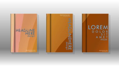 Geometrik tasarım arka planlı kapak kitabı.