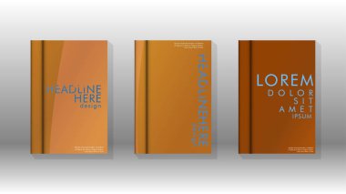 Geometrik tasarım arka planlı kapak kitabı.