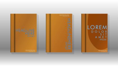 Geometrik tasarım arka planlı kapak kitabı.