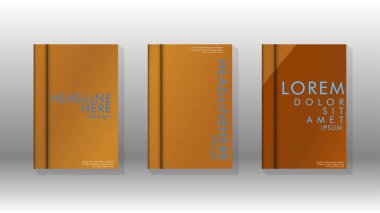 Geometrik tasarım arka planlı kapak kitabı.