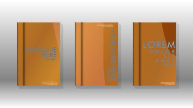 Geometrik tasarım arka planlı kapak kitabı.