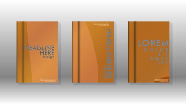 Geometrik tasarım arka planlı kapak kitabı.