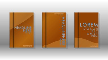 Geometrik tasarım arka planlı kapak kitabı.