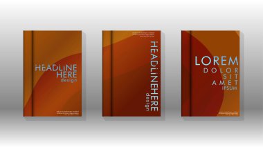 Geometrik tasarım arka planlı kapak kitabı.