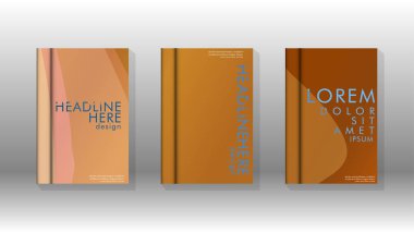 Geometrik tasarım arka planlı kapak kitabı.