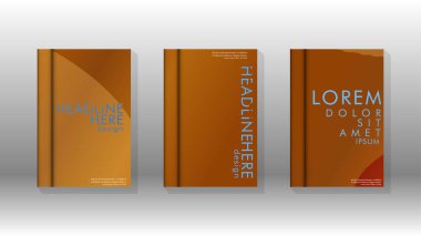 Geometrik tasarım arka planlı kapak kitabı.