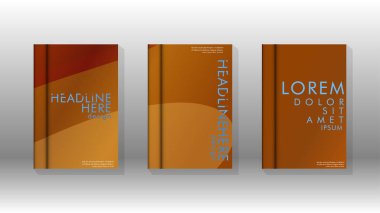 Geometrik tasarım arka planlı kapak kitabı.