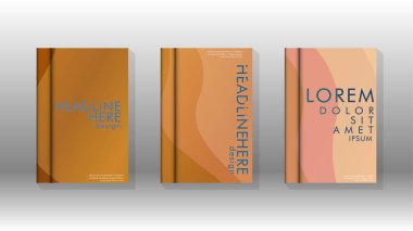 Geometrik tasarım arka planlı kapak kitabı.