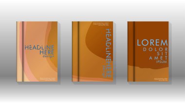 Geometrik tasarım arka planlı kapak kitabı.