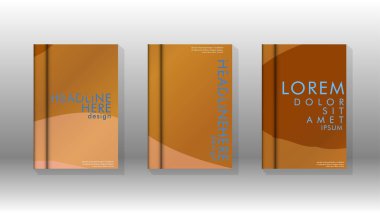 Geometrik tasarım arka planlı kapak kitabı.