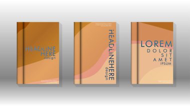 Geometrik tasarım arka planlı kapak kitabı.