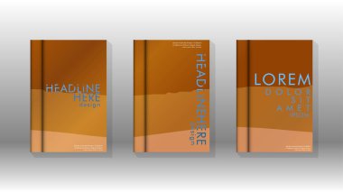 Geometrik tasarım arka planlı kapak kitabı.