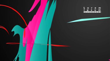 Renkli geometrik arka planlar. Basit form kompozisyonu. Eps10 vektör şablonu