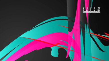 Renkli geometrik arka planlar. Basit form kompozisyonu. Eps10 vektör şablonu