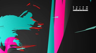 Renkli geometrik arka planlar. Basit form kompozisyonu. Eps10 vektör şablonu