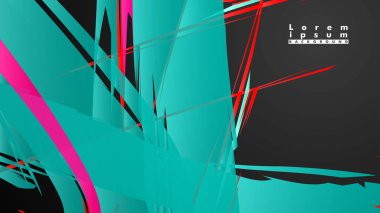 Renkli geometrik arka planlar. Basit form kompozisyonu. Eps10 vektör şablonu