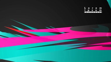 Renkli geometrik arka planlar. Basit form kompozisyonu. Eps10 vektör şablonu