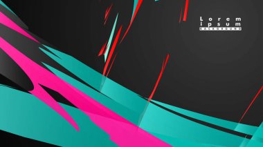 Renkli geometrik arka planlar. Basit form kompozisyonu. Eps10 vektör şablonu