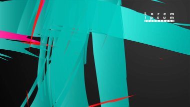 Renkli geometrik arka planlar. Basit form kompozisyonu. Eps10 vektör şablonu