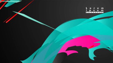 Renkli geometrik arka planlar. Basit form kompozisyonu. Eps10 vektör şablonu