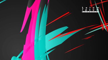 Renkli geometrik arka planlar. Basit form kompozisyonu. Eps10 vektör şablonu