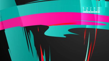 Renkli geometrik arka planlar. Basit form kompozisyonu. Eps10 vektör şablonu