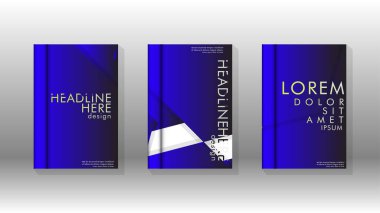 Soyut vektör düzeni arka planı. Broşürler, yıllık, dergi, vektör şablonları vb. için.