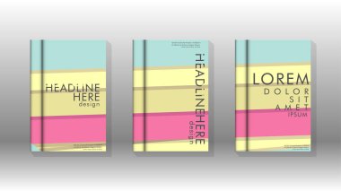 Kapak kitabı kavramı soyut geometrik arka plan renk ve şekillerin bir kombinasyonu ile