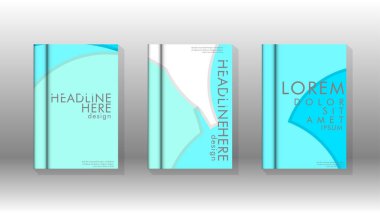 Posterler, kapaklar, broşürler, şirket yıllık iş, vb için soyut daire şekil arka planlar.