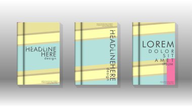 Kapak kitabı kavramı soyut geometrik arka plan renk ve şekillerin bir kombinasyonu ile