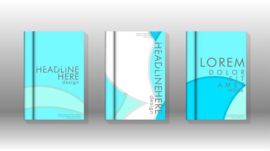 Posterler, kapaklar, broşürler, şirket yıllık iş, vb için soyut daire şekil arka planlar.