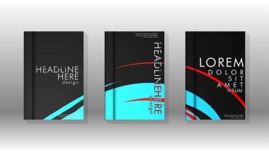 Kitap Kapağı renkli geometrik arka planlar.